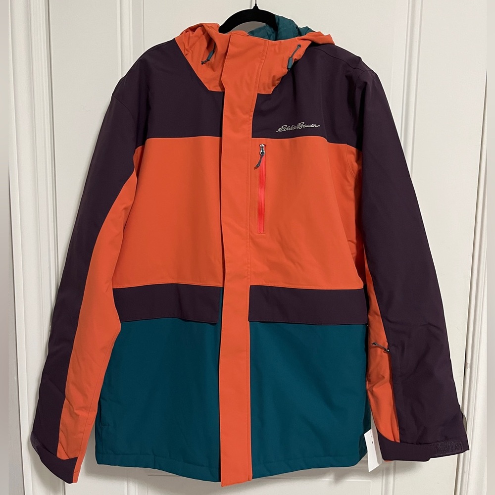 Eddie Bauer Men’s Funski Hooded Insulated Jacket - Size XL